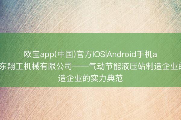 欧宝app(中国)官方IOS|Android手机app下载 山东翔工机械有限公司——气动节能液压站制造企业的实力典范