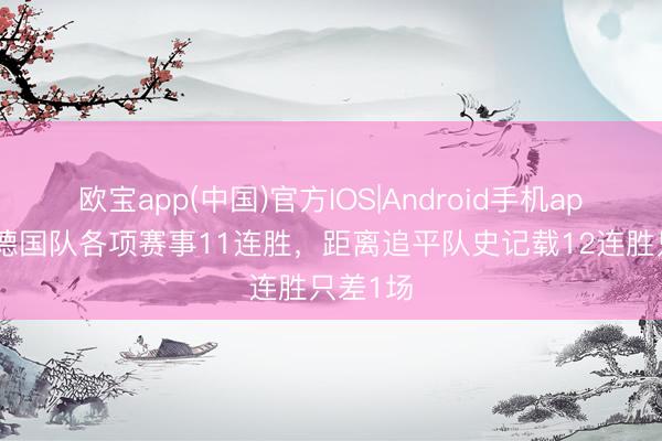 欧宝app(中国)官方IOS|Android手机app下载 德国队各项赛事11连胜,距离追平队史记载12连胜只差1场